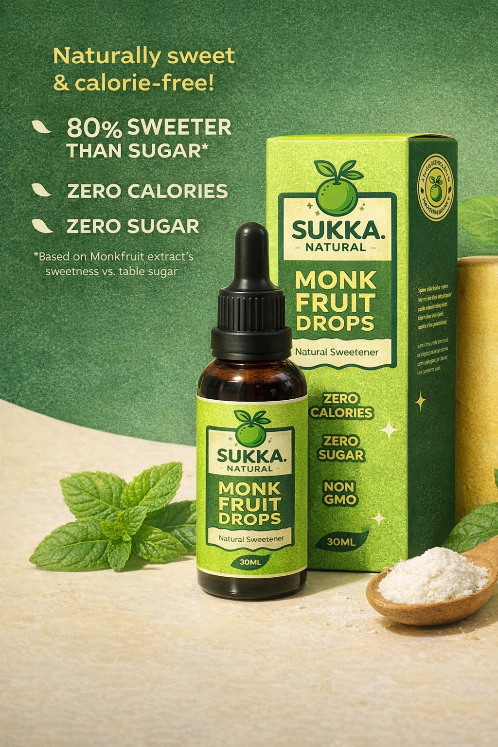 Monk Fruit Sweetener Juice Concentrate (140 Serving)